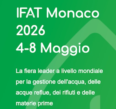 IFAT 2026 Monaco di Baviera dal 4 all'8 Maggio/IFAT Monaco 2026 | eco-tecnologie