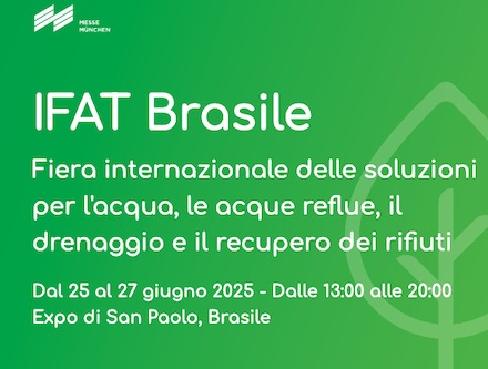 IFAT Brasile dal 25 al 27 Giugno 2025/IFAT Brasile | eco-tecnologie.it